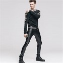 Men's Stylish Trousers Tapered pants Pants Solid Color Black 29 30 31 32 33