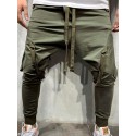 mens casual joggers pants slim drawstring tapered sweatpants pants cargo pants with pockets