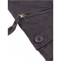 Men's Trousers Work Pants Winter Pants Zipper Multiple Pockets Solid Color Comfort Breathable Pants Casual Daily Fashion Plus velvet ArmyGreen Black Micro-elastic