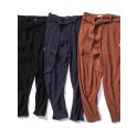 Men's Trousers Winter Pants Casual Pants Pocket Solid Color Comfort Breathable Pants Casual Daily Corduroy Fashion Classic Loose Fit Black Orange Micro-elastic