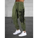 Men's Sweatpants Joggers Trousers Drawstring Elastic Waist 3D Print Graphic Prints Boat Comfort Breathable Pants Sports Outdoor Casual Cotton Blend Streetwear Designer Green Blue Micro-elastic