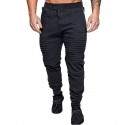 Men's Sweatpants Joggers Trousers Patchwork Zipper Pocket Solid Color Comfort Breathable Pants Casual Daily Sports Fashion Black Light gray Micro-elastic