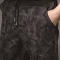 Men's Sweatpants Trousers Tapered pants Drawstring Elastic Waist Solid Color Camouflage Comfort Breathable Pants Casual Daily Cotton Blend Sports Fashion Black Camouflage Micro-elastic / Elasticity