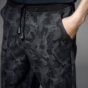 Men's Sweatpants Trousers Tapered pants Drawstring Elastic Waist Solid Color Camouflage Comfort Breathable Pants Casual Daily Cotton Blend Sports Fashion Black Camouflage Micro-elastic / Elasticity