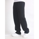 Men's Sweatpants Drawstring Solid Color Plain Outdoor Sports Full Length Pants Daily Leisure Sports Cotton Blend Casual / Sporty Athleisure Black Light Grey Micro-elastic / Plus Size