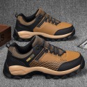 Men's Sneakers Oxfords Casual Classic Daily Outdoor PU Elastic Fabric Black Army Green Brown Spring Summer