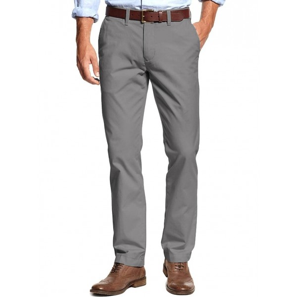 Men's Graduation Trousers Chinos Chino Pants Pocket Plain Comfort Breathable Outdoor Daily Going out Fashion Casual Black Khaki