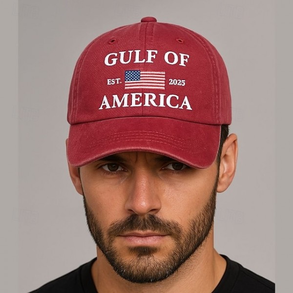 Men's Baseball Cap Sun Hat Trucker Hat Black Wine Cotton Adjustable Fashion Daily Wear Festival Graphic Pattern Casual / Daily