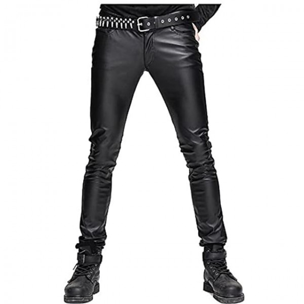 Men's Stylish Trousers Tapered pants Pants Solid Color Black 29 30 31 32 33
