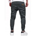 Men's Joggers Stylish Simple Sweatpants Casual Trousers Jogger Pants Solid Color With Elastic Waist Drawstring ArmyGreen Black Khaki Light gray Dark Gray