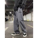 Men's Straight Tactical Cargo Trousers Pocket Solid Color Outdoor Sports Full Length Pants Casual Daily Cotton Streetwear Sports & Outdoors Black Grey / Elasticity