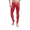 Men's Sexy Slim Pants Pants Solid Color Low Waist Slim Black Red S M L XL