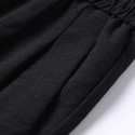 Men's Straight Sweatpants Trousers Drawstring Elastic Waist Solid Color Comfort Breathable Pants Casual Daily Cotton Blend Sports Fashion Black Blue Micro-elastic / Elasticity