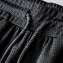 Men's Joggers Trousers Casual Pants Drawstring Elastic Waist Solid Color Breathable Quick Dry Pants Sports Outdoor Daily Stretch Loose Mesh black [behind feet Mesh black [straight / Summer