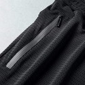 Men's Joggers Trousers Casual Pants Drawstring Elastic Waist Solid Color Breathable Quick Dry Pants Sports Outdoor Daily Stretch Loose Mesh black [behind feet Mesh black [straight / Summer
