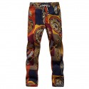 Men's Classic Style Casual Straight Chinos Trousers Pants Graphic Prints Floral Print K001 K002 K005 K006 K007 M L XL 2XL 3XL