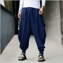 men harem pants casual print loose trousers large size baggy boho gypsy yoga hippie pants