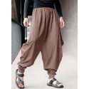 Baggy Pants Cotton Black khaki Navy Blue Army Green S M L XL XXL