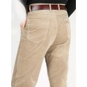Men's Dress Pants Pocket Solid Color Breathable Outdoor Full Length Pants Business Casual Corduroy Casual Trousers Black Fuchsia Micro-elastic