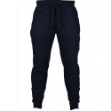 Men's Sporty Casual / Sporty Pants Chinos Drawstring Elastic Waist Full Length Pants Sports Weekend Micro-elastic Solid Color Cotton Breathable Soft Mid Waist Black Light gray Dark Gray Navy Blue S M