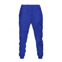 Men's Simple Sweatpants Pants Patchwork Full Length Pants Micro-elastic Letter Mid Waist Loose White Black Blue Purple Yellow S M L XL XXL / Drawstring