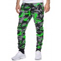 Men's Pants Chinos Jacquard Camouflage Outdoor Full Length Pants Casual Daily Cotton Chino Camouflage Blue Yellow camouflage Micro-elastic / Drawstring