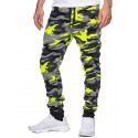 Men's Pants Chinos Jacquard Camouflage Outdoor Full Length Pants Casual Daily Cotton Chino Camouflage Blue Yellow camouflage Micro-elastic / Drawstring