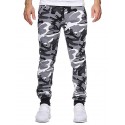 Men's Pants Chinos Jacquard Camouflage Outdoor Full Length Pants Casual Daily Cotton Chino Camouflage Blue Yellow camouflage Micro-elastic / Drawstring