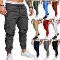 Men's Sweatpants Drawstring Pocket Cotton Solid Color Sport Athleisure Pants Bottoms Breathable Sweat Out Comfortable Everyday Use Street Casual Athleisure Daily Activewear