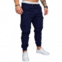 Men's Sweatpants Drawstring Pocket Cotton Solid Color Sport Athleisure Pants Bottoms Breathable Sweat Out Comfortable Everyday Use Street Casual Athleisure Daily Activewear