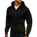 Men's Hoodie Jacket Full Zip Hoodie Cotton Sport Athleisure Shirt Long Sleeve Breathable Soft Comfortable Everyday Use Casual Athleisure Daily Activewear Outdoor / Winter