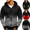 Men's Hoodie Jacket Full Zip Hoodie Cotton Sport Athleisure Shirt Long Sleeve Breathable Soft Comfortable Everyday Use Casual Athleisure Daily Activewear Outdoor / Winter