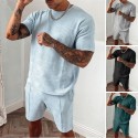 Men's Tee / T-shirt Shorts Crew Neck Letter Printed Sport Athleisure Clothing Suit Short Sleeves Breathable Soft Comfortable Everyday Use Street Casual Athleisure Daily Activewear Outdoor