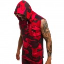Men's Tank Top Hoodie Cotton Camouflage Sport Athleisure Vest / Gilet Sleeveless Breathable Soft Comfortable Everyday Use Street Casual Daily Outdoor