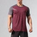 Men's Tee / T-shirt Color Block Crew Neck Color Block Sport Athleisure T Shirt Shirt Short Sleeves Breathable Moisture Wicking Soft Comfortable Everyday Use Casual Athleisure Daily Activewear Outdoor