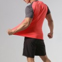 Men's Tee / T-shirt Color Block Crew Neck Color Block Sport Athleisure T Shirt Shirt Short Sleeves Breathable Moisture Wicking Soft Comfortable Everyday Use Casual Athleisure Daily Activewear Outdoor