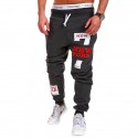 Men's Sweatpants Joggers Pants Drawstring Cotton Letter Printed Sport Athleisure Pants / Trousers Bottoms Breathable Soft Comfortable Running Everyday Use Athleisure Activewear Exercising General Use
