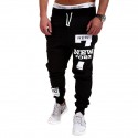 Men's Sweatpants Joggers Pants Drawstring Cotton Letter Printed Sport Athleisure Pants / Trousers Bottoms Breathable Soft Comfortable Running Everyday Use Athleisure Activewear Exercising General Use