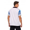 Men's Golf Shirt Tennis Shirt Color Block Collar Shirt Collar White Black Red Short Sleeve Casual Daily Patchwork Slim Tops Cotton Basic Streetwear