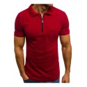Men's Golf Shirt Tennis Shirt  Gradient Collar White Black Gray Red Navy Blue Long Sleeve Outdoor Street Button-Down Print Tops Cotton Sportswear Casual Comfortable