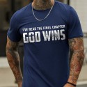 Men's T shirt Tee Letter Graphic Prints Crew Neck Green Black Blue Gray Red Short Sleeve Hot Stamping Casual Daily Print Tops Sports Fashion Comfortable / Summer / Summer
