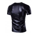 Men's T shirt Tee Shirt Tee Solid Colored V Neck Black Silver Gold Short Sleeve Daily Sports Slim Tops Basic Exaggerated Designer Big and Tall / Summer / Summer