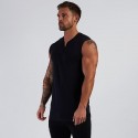 Men's Tank Top Vest Undershirt Solid Color V Neck Wine White Black Gray Army Green Sleeveless Casual Daily Tops Cotton Sports Fashion Lightweight Muscle / Summer / Summer
