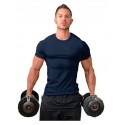 Men Muscle Tee T Shirt Stretch Short Sleeve Crew Neck Bodybuilding Workout Basic Daily Tops Navy White Wine Red