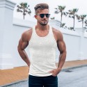 Men's Tank Top Vest Undershirt Solid Color Crew Neck White Black Blue Gray Red Sleeveless Casual Daily Tops Sports Fashion Lightweight Big and Tall / Summer / Summer