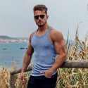 Men's Tank Top Vest Undershirt Solid Color Crew Neck White Black Blue Gray Red Sleeveless Casual Daily Tops Sports Fashion Lightweight Big and Tall / Summer / Summer