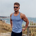 Men's Tank Top Vest Undershirt Solid Color Crew Neck White Black Blue Gray Red Sleeveless Casual Daily Tops Sports Fashion Lightweight Big and Tall / Summer / Summer