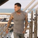 Men's Tank Top Vest Undershirt Solid Color Crew Neck White Black Blue Gray Red Sleeveless Casual Daily Tops Sports Fashion Lightweight Big and Tall / Summer / Summer