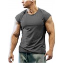Men's T shirt Tee Solid Color Crew Neck White Black Blue Gray Army Green Short Sleeve Casual Daily Tops Sports Fashion Lightweight Muscle / Summer / Summer