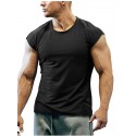 Men's T shirt Tee Solid Color Crew Neck White Black Blue Gray Army Green Short Sleeve Casual Daily Tops Sports Fashion Lightweight Muscle / Summer / Summer